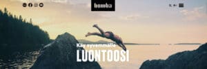 visitbomba.fi sivujen bannerkuva
