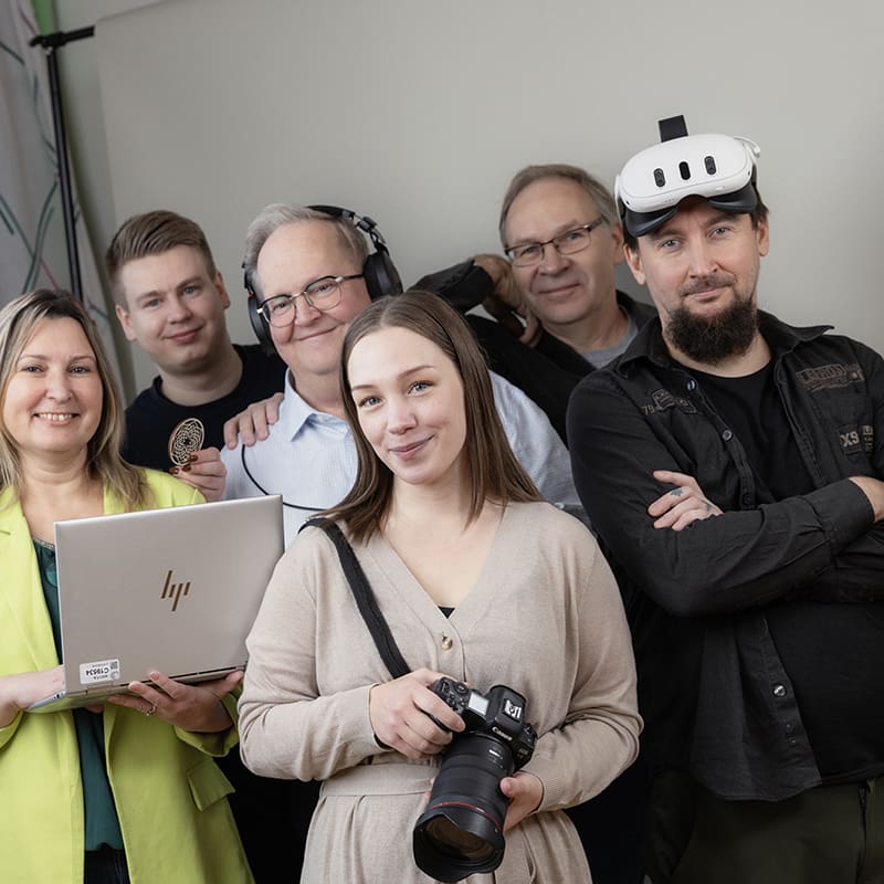 PIKES-yrityspalvelut, PIKESin porukkaa Anna, Joel, Hannu, Katariina, Jukka ja Ukko