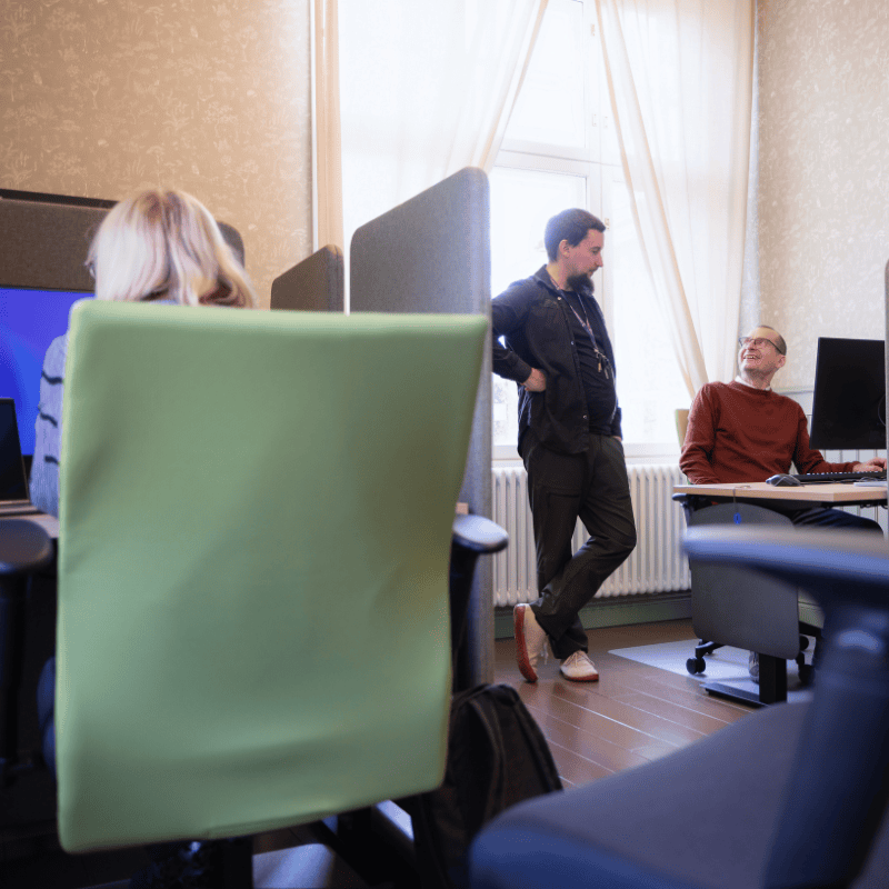 Nurmes Digitupa's remote workspace