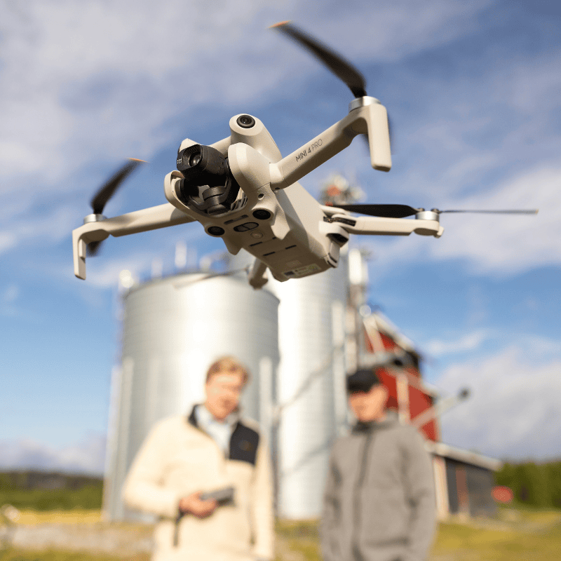 PIKES kehittämishankkeet älymaatalous, drone maatilalla.